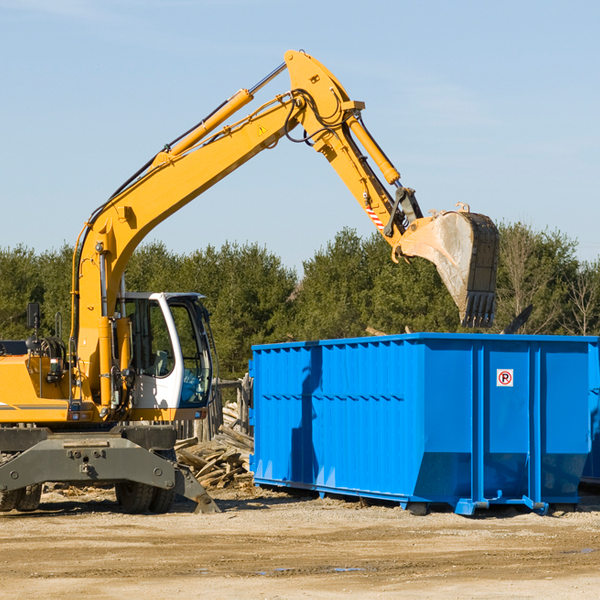 can i choose the location where the residential dumpster will be placed in Canonsburg Pennsylvania